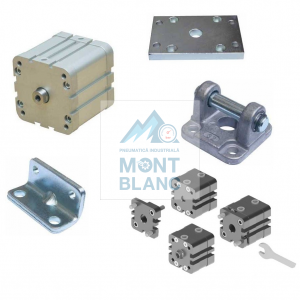 Cilindru pneumatic compact si accesorii